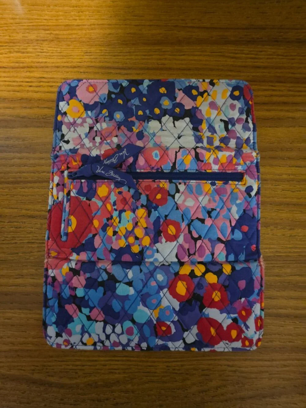 Vera Bradley Shower Vines Floral Quilted Trifold Wallet Magnetic Clutch Organize - Picture 6 of 6